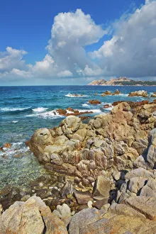 Santa Teresa Di Gallura Prints: Coast landscape at Baia Reparata - Italy, Sardinia, Olbia-Tempio, Santa Teresa di Gallura