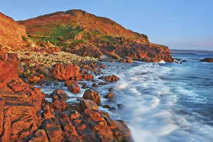 Coast landscape at Porth Nanven - United Kingdom, England, Cornwall, Saint Just
