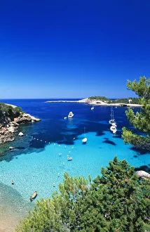Coast nearby Portinatx, Ibiza, Balearic Islands, Spain Coast nearby Portinatx, Ibiza, Balearic Islands, Spain