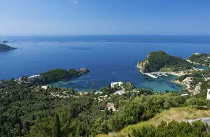 Images Dated 12th April 2012: Coast of Paleokastritsa, Corfu, Ionian Islands, Greece