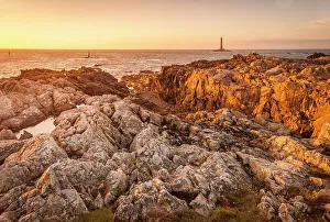 Coastal Landscape Prints: Coastal landscape at Cap de la Hague, La Hague, Manche, Normandy, France