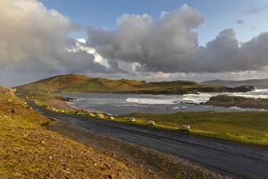 Achill Gallery: Coastal road in Western Achill Island, Achill Island, County Mayo, Connacht province