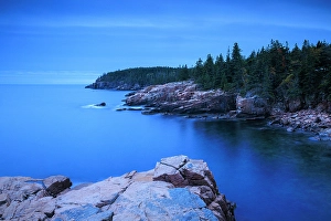 Bar Harbor Prints: Coastal scene on Mount Desert Island
