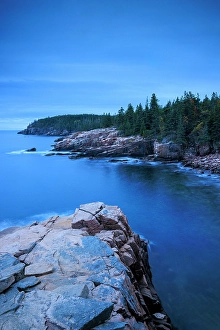 Bar Harbor Prints: Coastal scene on Mount Desert Island