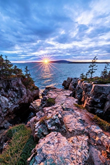 Bar Harbor Prints: Coastal scene on the Schoodic Peninsula