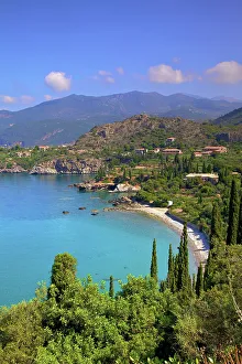 Mainland Prints: The Coastline at Kardamyli, Mani Peninsula, The Peloponnese, Greece, Southern Europe
