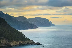 Images Dated 2nd July 2021: Coastline near Banyalbufar, Serra de Tramuntana, Mallorca, Balearic Islands, Spain