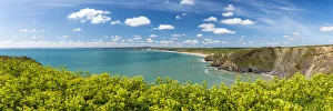West Country Prints: Coastline near Gunwalloe, Lizard Penisula, Cornwall, England