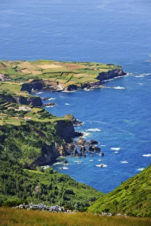 Covers Prints: The coastline near Ponta Delgada. Flores, Azores islands, Portugal