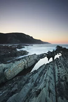 Images Dated 24th November 2010: Coastline of Tsitsikamma National Park at dawn, Storms River, Eastern Cape, South Africa