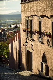 Cobbled Street, San Miguel de Allende, Guanajuato, Mexico