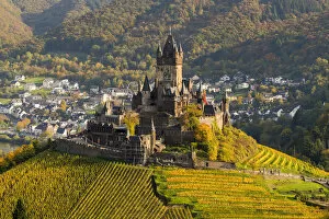 Cochem Castle, Cochem, Cochem-Zell district, Rhineland-Palatinate, Germany