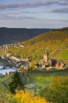 Cochem Prints: Cochem Castle, Cochem, Rhineland / Mosel Valley, Germany