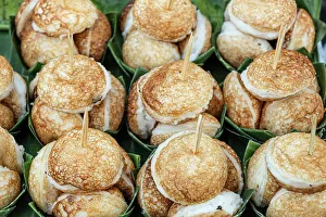 Local Prints: Coconut rice pancakes, Street food