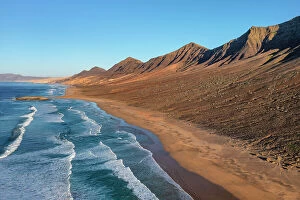 Images Dated 24th April 2023: Cofete Beach, Jandia Peninsula, Fuerteventura, Canary Islands, Spain
