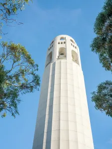 North Beach Prints: Coit Tower in North Beach District, San Francisco, California, USA
