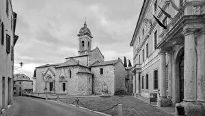 Collegiata dei Santi Quirico e Giulitta church, San Quirico d Orcia, Val d Orcia