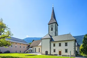 Collegiate church at the Benedictine abbey at Ossiach, Carinthia, Austria
