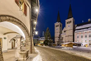 Collegiate Church of St Peter and John the Baptist, Schlossplatz square, Berchtesgaden