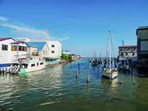 City Of Belize Prints: Collet Canal, Belize City, Belize District, Belize
