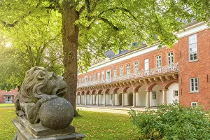 Colonnade Prints: Collonades in the Aurich castle district, Aurich, East Frisia, Lower Saxony, Germany