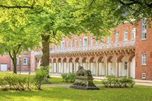Colonnade Prints: Collonades in the Aurich castle district, Aurich, East Frisia, Lower Saxony, Germany