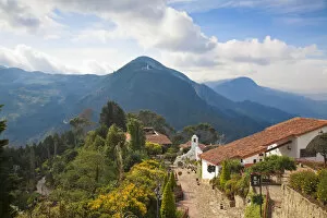 Images Dated 11th February 2010: Colombia, Bogota, Cerro de Monserrate, Restaurant on Monserrate Peak