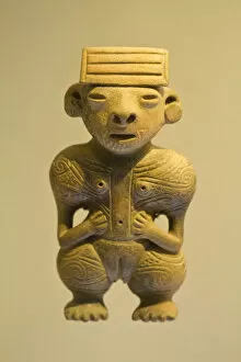 Images Dated 11th February 2010: Colombia, Bogota, Gold musuem, Museo Del Oro, Pottery artifact