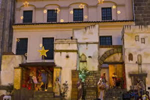 Colombia, Bogota, Plaza de Bolival, Capilla Del Sagrario Chapel, Christmas nativity scene