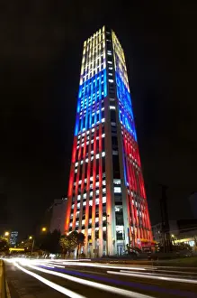 Office Building Prints: Colombia, Bogota, Torre Colpatria (Colpatria Tower), Colombias Tallest Building