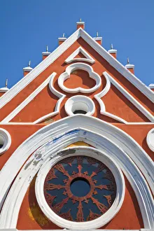 Colombia, Bolivar, Cartagena De Indias, Plaza de la Artilteria, Old walled city, Church