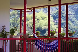 Verandah Prints: Colombia, Caldas, Manizales, Hammocks on Hacienda Venecia