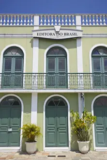 Amazon Prints: Colonial architecture in Praca Sao Sebastiao (St Sebastian Square), Manaus, Amazonas