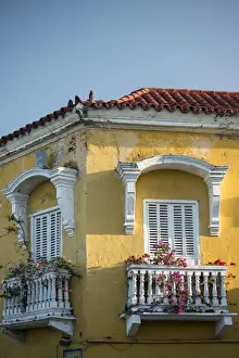 Colonial Architecture in the UNESCO World Heritage Site area, Old City, Cartagena