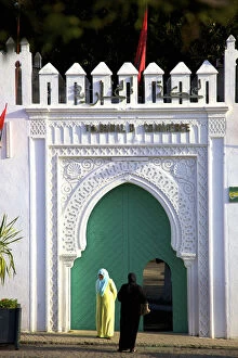 Islamic Architecture Collection: Colonial Building in Grand Socco, Tangier, Morocco, North Africa