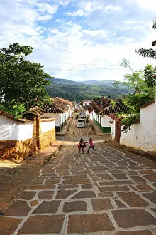 Images Dated 2nd July 2012: Colonial Town of Barichara, Colombia, South America