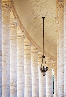 Column Prints: The colonnade of Saint Peter's Basilica, Vatican City, Rome, Italy