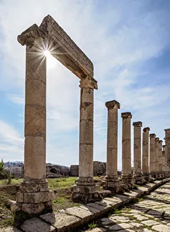 Colonnaded Street or Cardo, Jerash, Jerash Governorate, Jordan