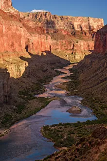 The Colorado River at Nankoweep near sunset, Grand Canyon National Park, Arizona, USA