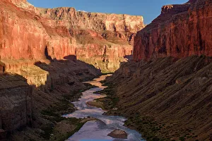 Grand Staircase Prints: The Colorado River at Nankoweep near sunset, Grand Canyon National Park, Arizona, USA