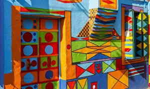 Colored House Casa Deo Bepi Sua on the Island of Burano, Venice, Italy