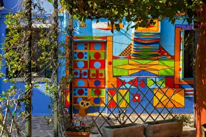 Colored House Casa Deo Bepi Sua on the Island of Burano, Venice, Italy