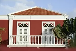 Oranjestad Gallery: Colorful Aruban Government Building, Oranjestad, Aruba, Caribbean