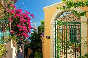 Images Dated 19th July 2022: A colorful building in Assos, Kefalonia, Ionian Islands, Greece