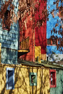 Argentina Gallery: A colorful detail of the conventillos of the 'Caminito de la Boca'