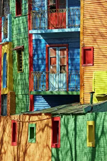 Images Dated 8th November 2022: The colorful 'conventillos' houses of the 'Caminito', La Boca, Buenos Aires, Argentina