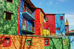 Images Dated 8th November 2022: The colorful 'conventillos' houses of the 'Caminito', La Boca, Buenos Aires, Argentina