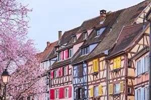 Colorful half timbered houses, Colmar, France