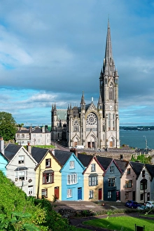 World Destinations Prints: Colorful houses of Cobh, Ireland