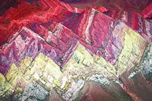 Striped Prints: Colorful mountain patterns, Serrania de Hornocal, Humahuaca, Jujuy, Argentina